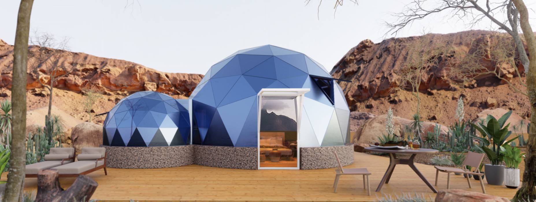 禹城市球形智能光伏玻璃星空房